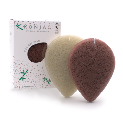 Konjac facial sponges - For dry skin