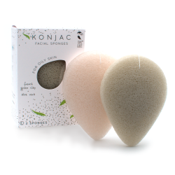 Konjac facial sponges - For oily skin