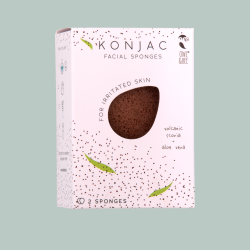 Konjac facial sponges - For irritated skin