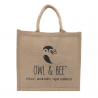 Jute shopping bag